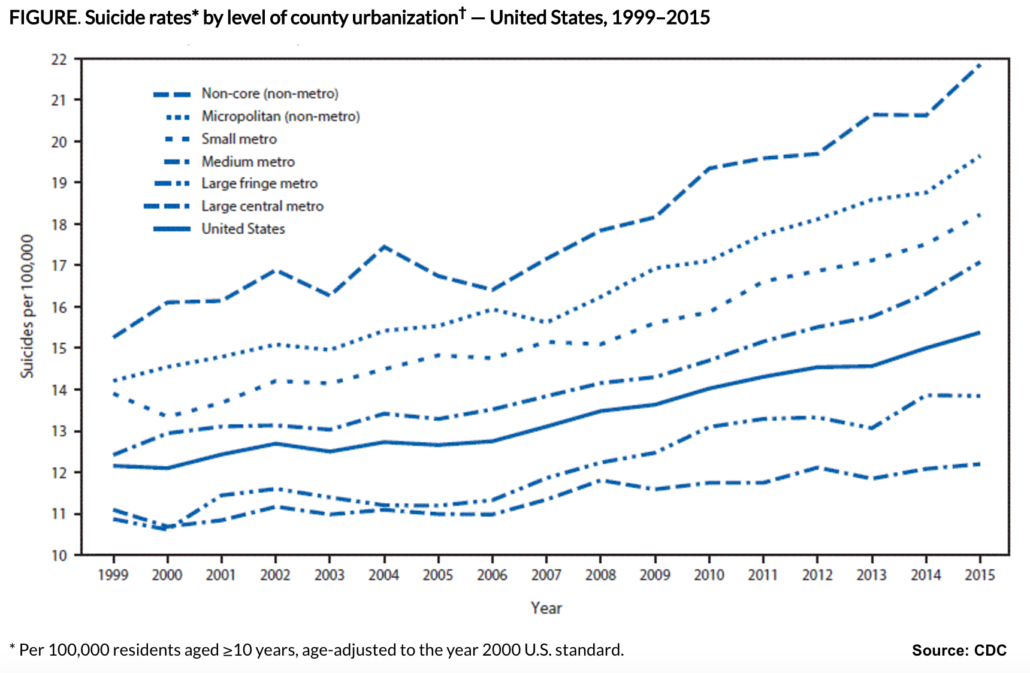 Suicide rate by country